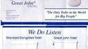 The Great John® toilet Co
