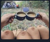 La pause au camping 