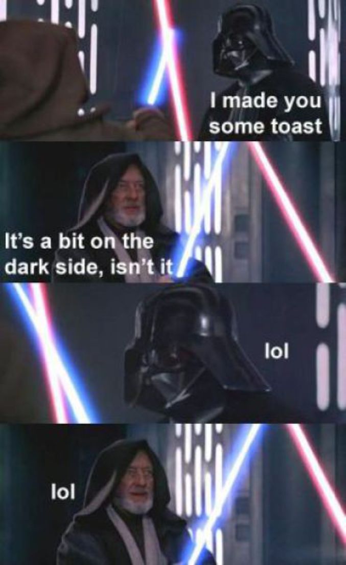 Dark Side du Toast...