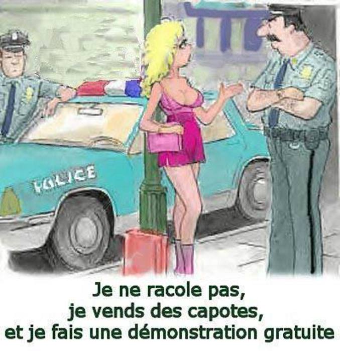 Cette prostitué n'effectue pas du racolage.