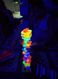 Jenga dans le noir