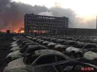 Explosion d'une usine en Chine