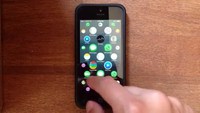 Interface iWatch sur un iPhone