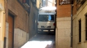 Camion coincé