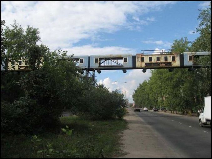 Un pont en Russie.