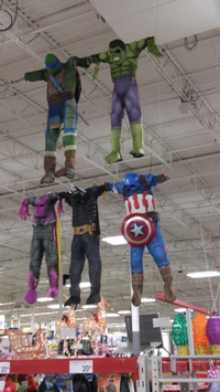 Les supers héros 