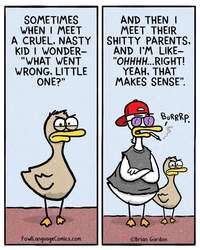 Comment et pourquoi les cannetons deviennent cruels et méchants