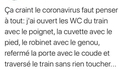 En ces temps troublés, on ne peut penser à tout !