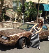La voiture Louis Vuitton