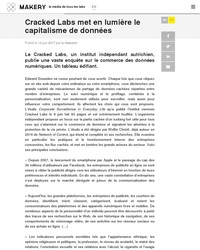 Cracked Labs met en lumière le capitalisme de données