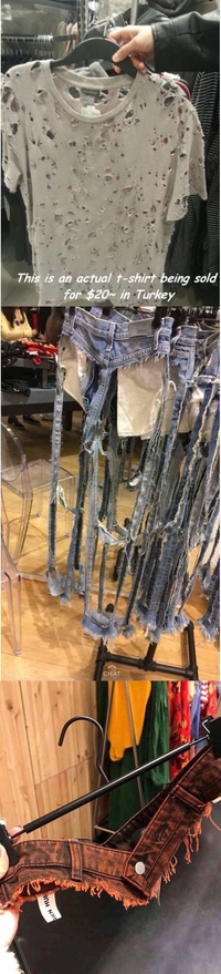 Guenilles... chères guenilles... trop chères guenilles...