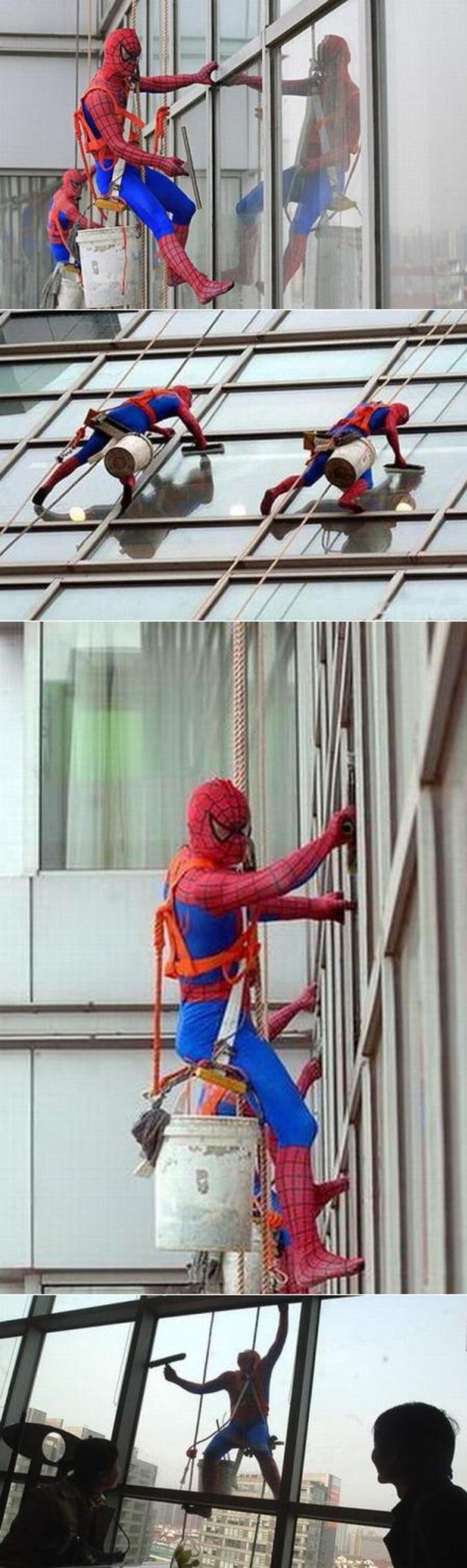 Le vrai métier de Spiderman en dehors du cinéma.