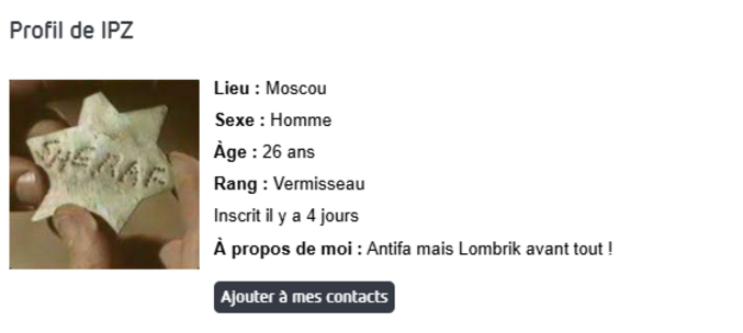 Je peux supporter toutes les insultes et autres blagues des gauchos fachos du site  et même le harcèlement permanent.
Jusqu'à maintenant, les deux comptes pouvaient être différenciés facilement par la photo de profil, ce n'est plus le cas et ça pose un gros très problème.
Cependant chercher à tromper les autres membres du site en m'attribuant des propos qui ne sont pas les miens, pose un problème de responsabilité juridique fort. 
Donc soit l'admin, conscient du souci, supprime le compte, soit le rigolo fait le nécessaire pour rendre les deux comptes clairement distinctifs, soit, compte tenu du risque pour moi de devoir assumer les propos d'un autre, je dépose plainte pour anticiper un éventuel problème. 
A lui de voir si il souhaite que son admin préféré soit convoqué au commissariat pour gérer ce pb, même si a titre personnel, j'en serait désolé.  