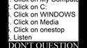Click on my computer