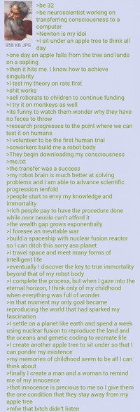 > be neuroscientist working on transferring consciousness to a computer