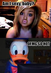 Quand vous faites une duckface sur internet...
