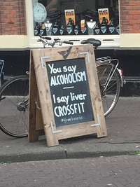 Ne pas confondre alcoolisme et entraînement intensif