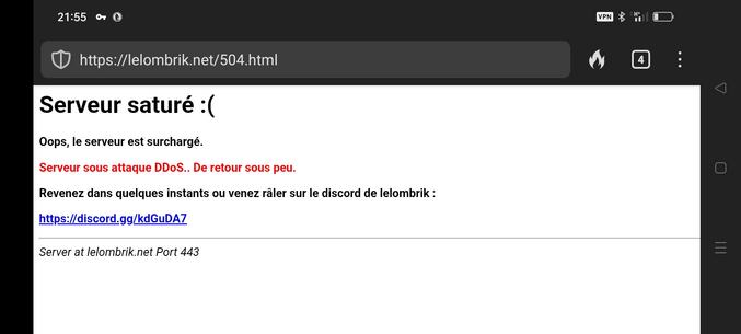 Je tombe de plus en plus souvent sur cette page depuis mon cellulaire.
Et comme je n'ai pas de discorde pour venir râler.
Je viens m'interroger ici.
Donc, c'est quoi ce bordel?
Es là encore une tentative de déstabilisation de nos institutions par la belliqueuse Russie?
Est-il plus sage de commencer à accumuler des boîtes de conserves
et des rouleaux de PQ?
