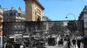 Photos anciennes dans le Paris d'aujourd'hui.