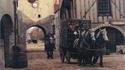 Anachronisme dans un film sur le Moyen-Age : les horloges à cadran n'apparaîtront qu'au XIVème siècle et souvent avec une seule aiguille