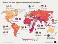 Les pays où l’on est les plus et moins heureux 