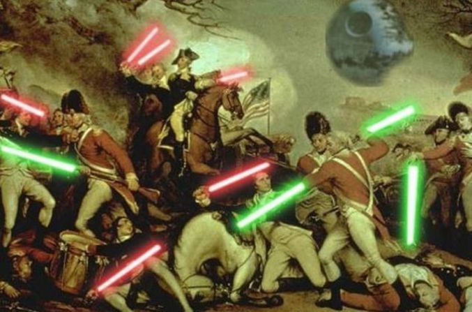 La République contre l'Empire.