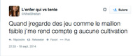 C'est déjà bien de s'en apercevoir.