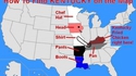 Situez le Kentucky sur la carte des USA