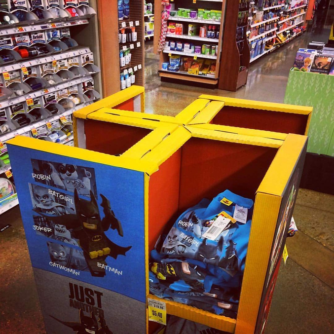 Des produits dérivés du film LEGO Batman..