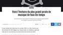 Le plus grand pirate de musique
