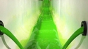 Une pente verte 