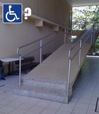 Rampe pour handicapés