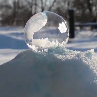 Bulle glacée