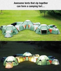 Un village pour festivaliés 