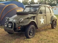La 2 CV Sahara recustomisée