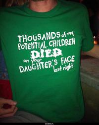 Mon T-shirt, mon beau-père et moi