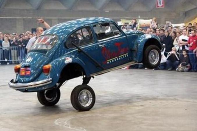 Une beetle bien montée