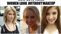Avec et sans maquillage