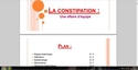 la constipation c'est un tout ! 