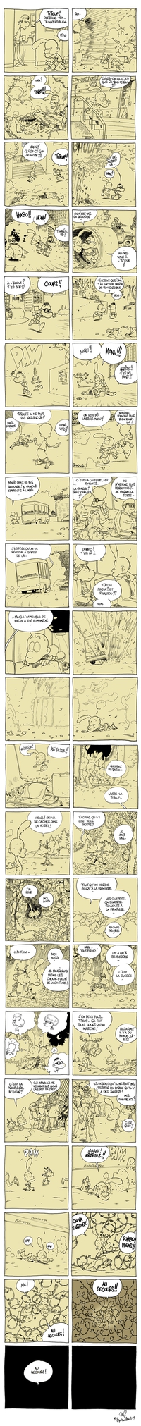 Et la guerre surprit Titeuf au petit déjeuner...