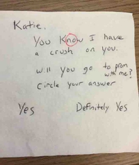 Invitation au bal de promo