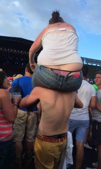 Pas facile, la vie de festivalier.