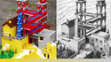 Lego Escher waterfall