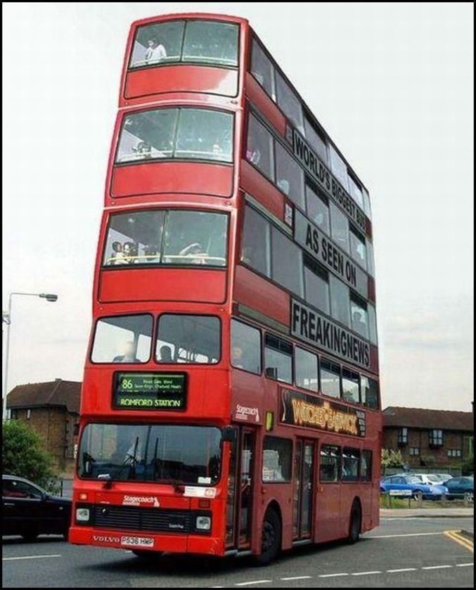 Un grand bus.