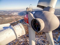 Maintenance de la pale d'une éolienne