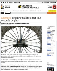 Ce jour qui durera 86401 secondes.