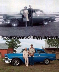 Si tu prends soin des choses, elles durent