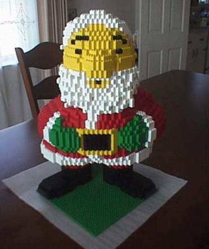 Le Père Noël en LEGO.