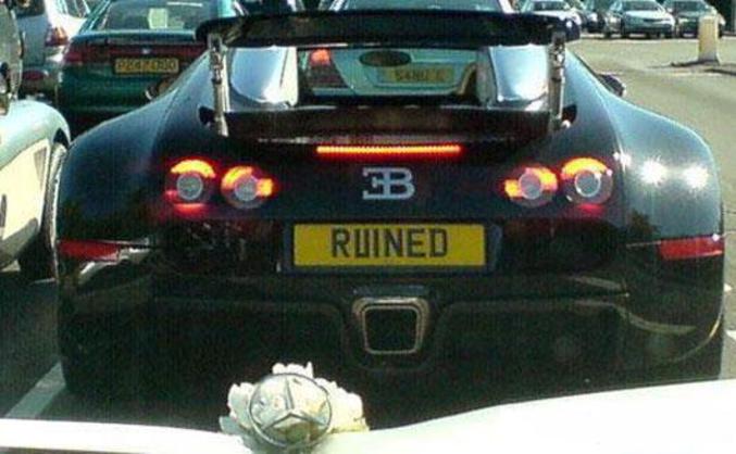 Une Bugatti Veyron, un plaisir qui coûte cher !