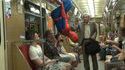 Spiderman dans le métro
